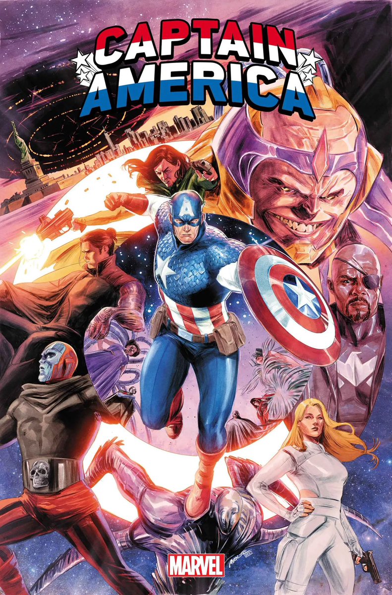 The Hivemind’s time on CAPTAIN AMERICA is coming to an end.

It’s been the greatest honor of our comics career to tell this story. Thank you to everyone who took a chance on this crazy saga, most of all to <a href="/Marvel/">Marvel Entertainment</a> for letting us end it right.

It’s not our symbol.

It’s yours.