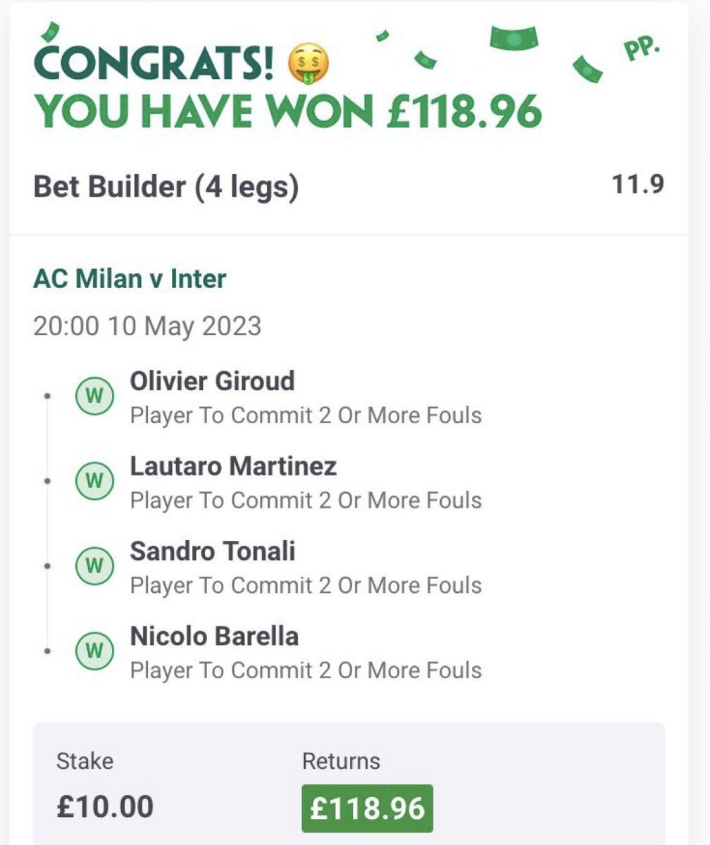 SenditLew's tweet photo. BOOOOOOMMM 11/1 FOUL ACCA LANDED IN TELEGRAM✅🔥!!
GET YOURSLEF IN HERE PEEP'S TRUST ME WHEN I SAY I AM SMASHING THE BOOKIES 😂😂👇🏻

https://t.co/4XBWdMRoih

LEAVE A LIKE ❤️ QUICK £20 #GIVEAWAY 💰 https://t.co/B9CCsOe35L