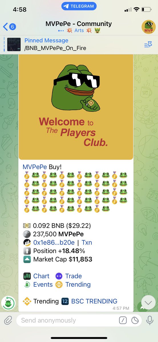 MVPepeToken's tweet photo. $MVPepe is smashing this reversal!!!   MVPepe is the GOAT. LFG  Moon is imminent!!! @MVPepeToken 

$pepe #pepe #MVPepe $MVPepe $shib $doge #bsc https://t.co/T4lV07E0vw