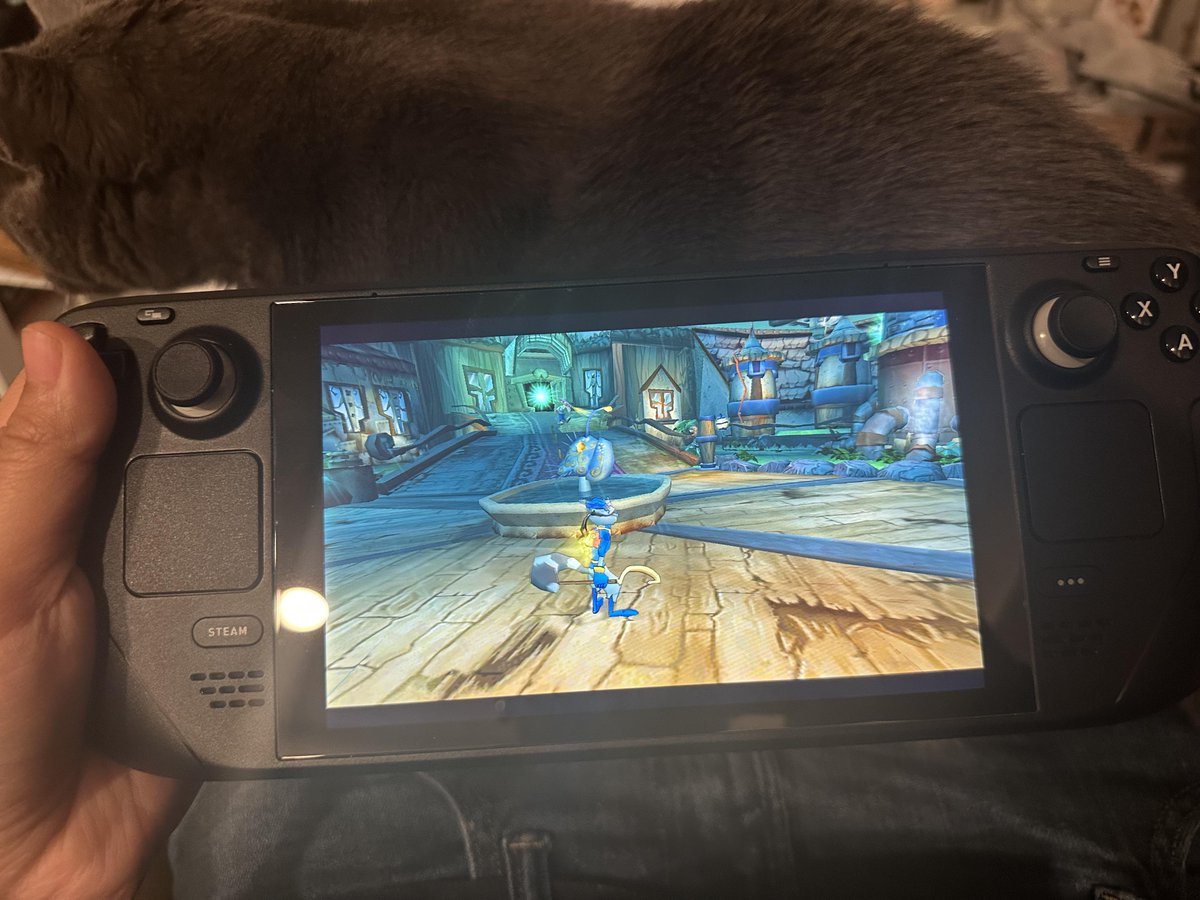 GamingHourly's tweet photo. Sly collection on the steamdeck. What a time to be alive.
#gaming #games #game #gamer #videogames https://t.co/6noBmenRxB