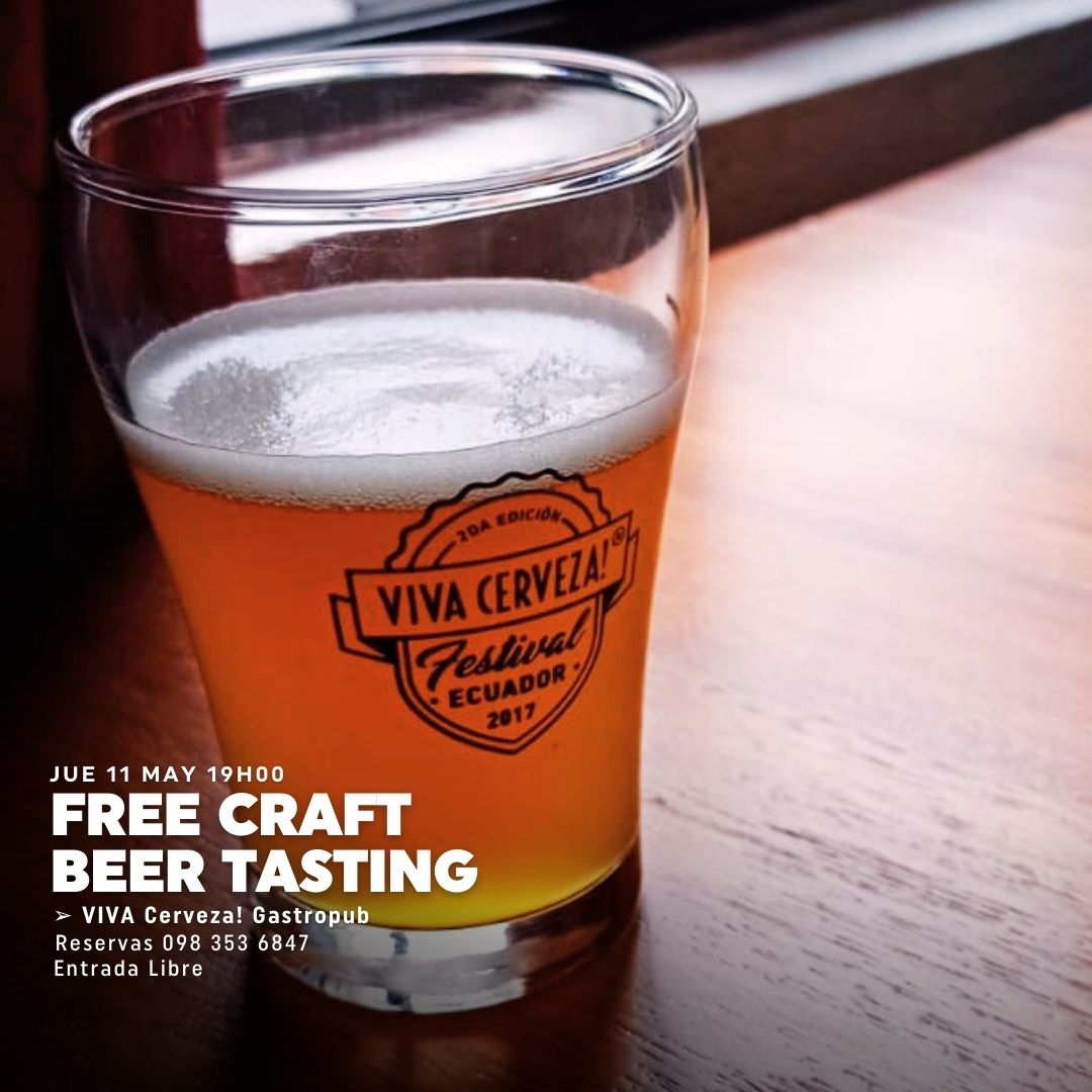 VIVACerveza's tweet photo. FREE CRAFT TASTING
🍺🍻👨🏻🎓
¿Qué tanto conoces de lo que bebes?
Nuestras catas gratuitas son un espacio de acercamiento a la cultura cervecera y al conocimiento amplio de la cerveza como una bebida para degustar en cualquier momento
#quehacerenquito #uio #quitointrend https://t.co/GIu8fmDBuO