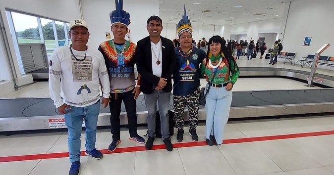 weibetapeba's tweet photo. Ontem, foi um dia bastante especial. Cheguei em Tabatinga-AM, para participar do Seminário Internacional de Experiências sobre Gestão de Territórios Indígenas na Pan-Amazônia, e fui recepcionado com muito carinho por trabalhadores da saúde, indígenas e servidores do DSEI do Alto. https://t.co/q1lpJqAsmw