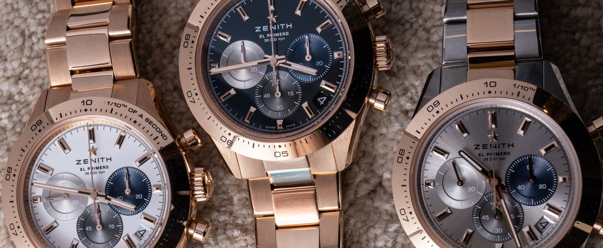 RunnymedeCap's tweet photo. Hands-On: Zenith Chronomaster Sport Gold Watches | A Blog To Watch @aBlogtoWatch @ZenithWatches #HandsOn #Zenith #Chronomaster #Sport #Gold #Watches #ABTW https://t.co/Zobr7uQvr3 https://t.co/qJshUuxQoe