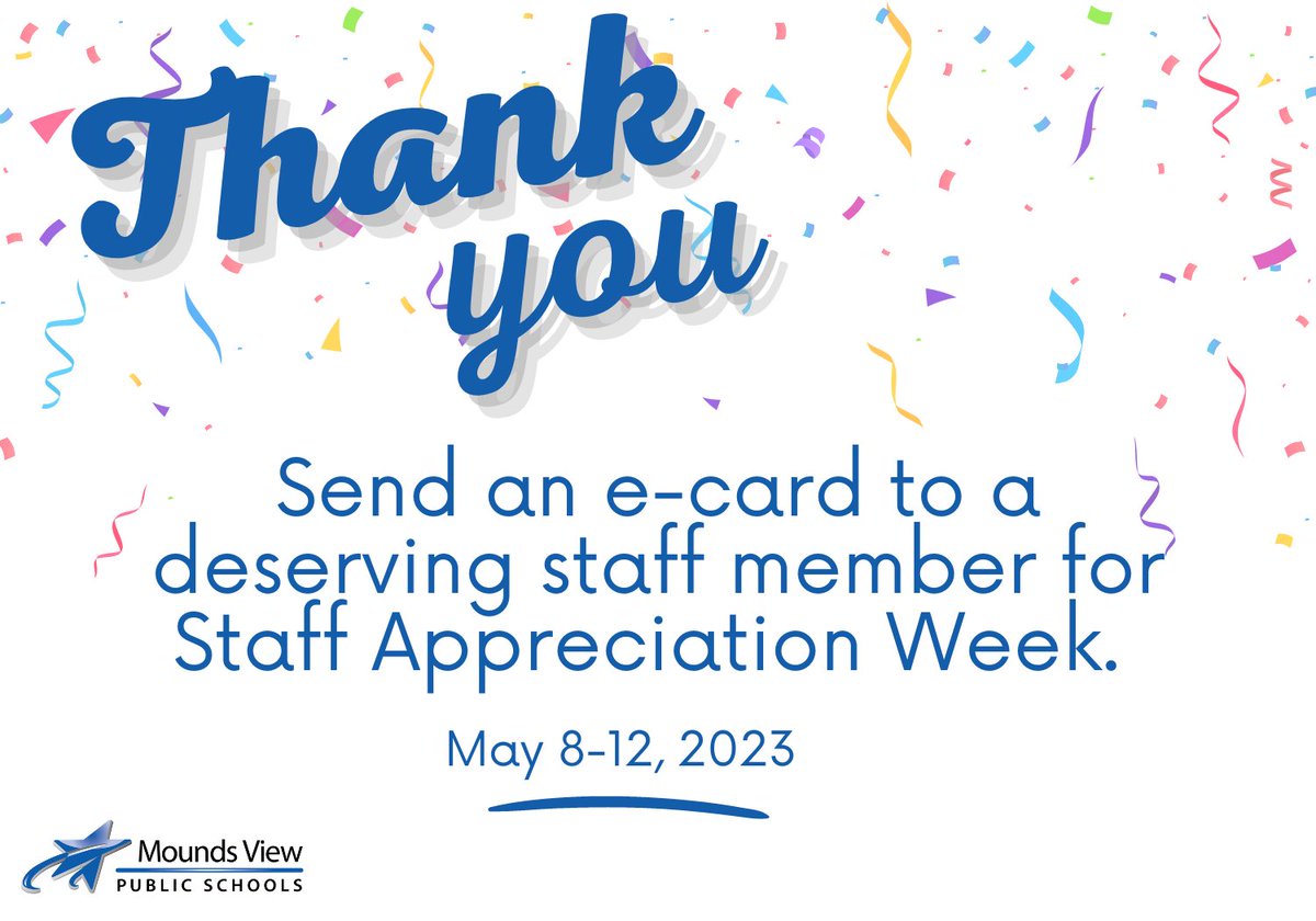 Last chance! Send a personalized Thank You e-card to a deserving staff member during Staff Appreciation Week.

Visit mvpschools.org/thankyou!