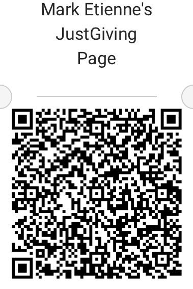 The QR code to my just giving #helimed53 #airambulance  #charity