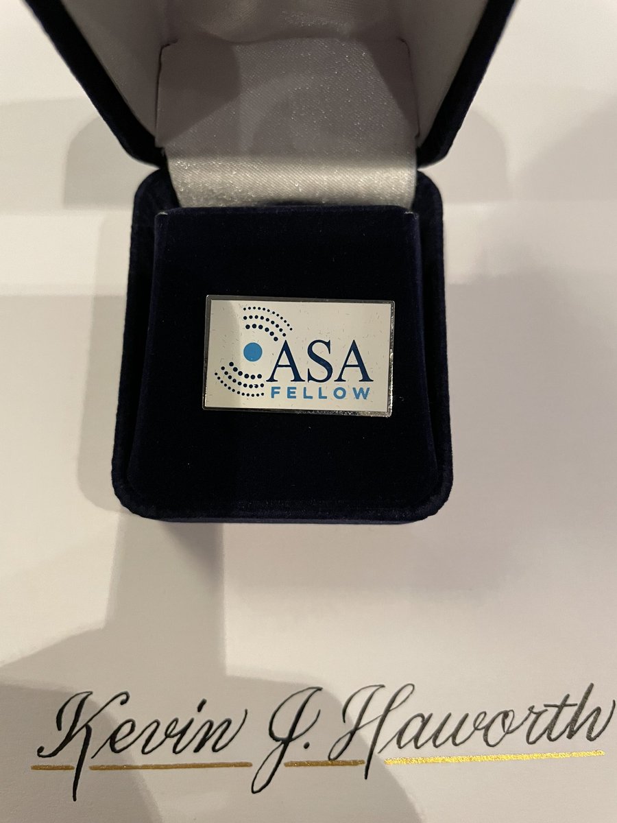 Kevin Haworth (@kevinhaworth) on Twitter photo Incredibly honored to be named a fellow of <a href="/acousticsorg/">Acoustical Society of America</a> . It’s humbling to be recognized and join such an august group of individuals! Incredibly honored to be named a fellow of <a href="/acousticsorg/">Acoustical Society of America</a> . It’s humbling to be recognized and join such an august group of individuals!