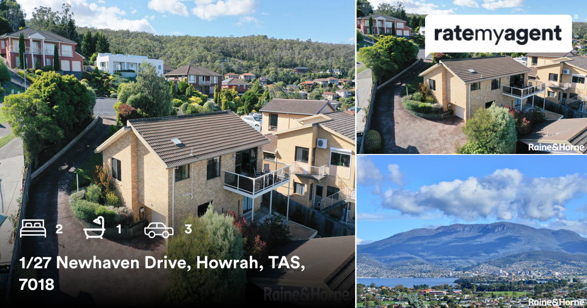 🛌 2 🛀 1 🚘 3
📍 1/27 Newhaven Drive, Howrah, TAS, 7018

Our agent’s latest listing on #RateMyAgent

rma.reviews/JgVdNsb9M0OR

...
#ratemyagent #realestate #Raine_and_Horne_Eastern_Shore