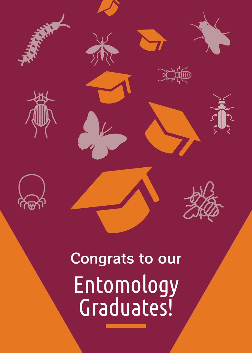 Congratulations to all our graduate students who graduated today! In the 2022-2023 academic year we had 11 graduate students finish their degrees, 8 Masters degree students and 3 Ph.D. students.

We wish you all the best of luck going forward!

#HokieGrad #iamVTCALS