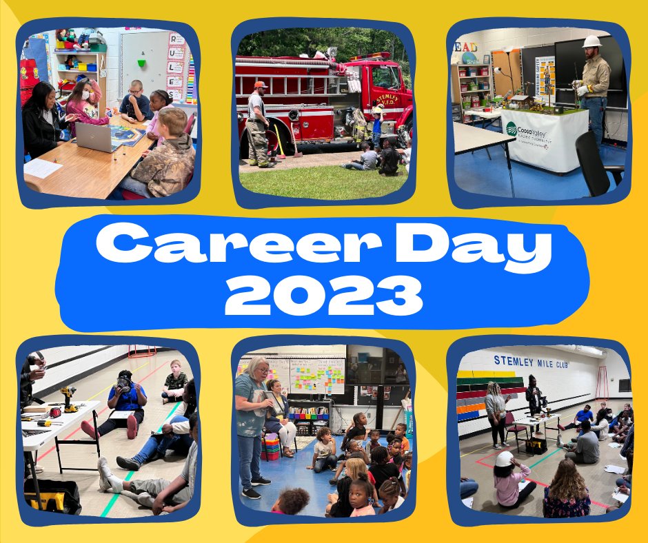 Jamie Watts (@mrsjamiewatts1) on Twitter photo Career Day 2023 was a huge success! We would like to thank all of the community members who poured into our students today. #unstoppable <a href="/TCBOE/">Talladega Co Schools</a> <a href="/StemleyRoad/">Stemley Road Elementary School</a> Career Day 2023 was a huge success! We would like to thank all of the community members who poured into our students today. #unstoppable <a href="/TCBOE/">Talladega Co Schools</a> <a href="/StemleyRoad/">Stemley Road Elementary School</a>