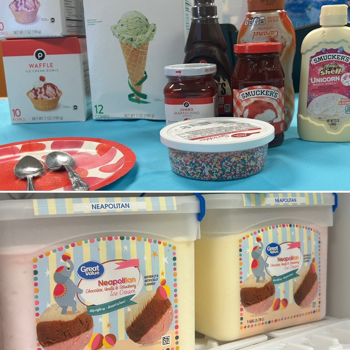 BlackWaterMS's tweet photo. Y'all come on out for our Title 1 Family Night; it is just now kicking off!
We got the tacos set out. Ms. Hucks and Ms. Tammy are eager to present and we will have ice cream afterwards!
Plus lots of resources about mental health awareness for our Bears. https://t.co/jQrldzWGHa