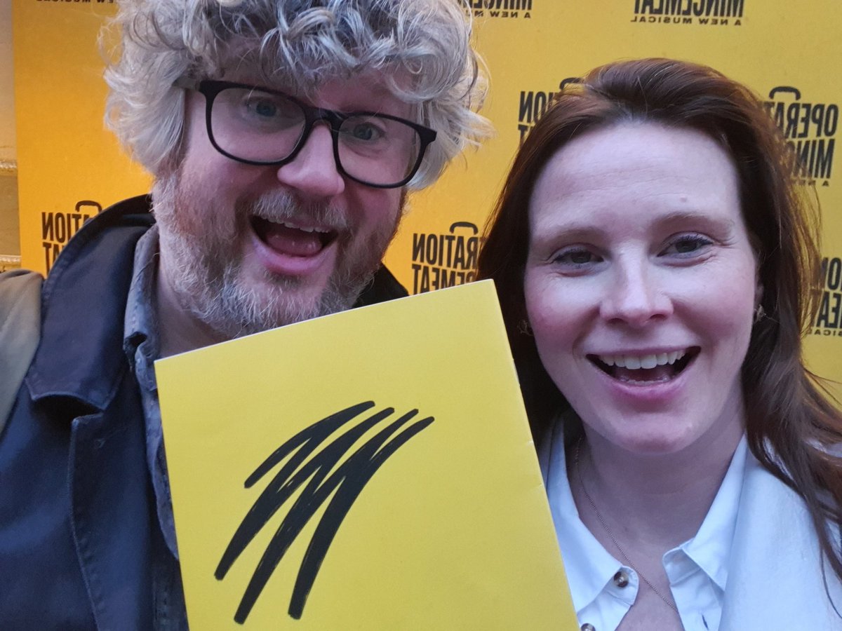 God that's brilliant!
So excited to be at the press night for brilliant Operation Mincemeat. Such an amazing display of talent and hard work! I remeber when they pitched for #BEAM all those years ago, I knew they had something special . It is possible! #newwriting #newmusicals