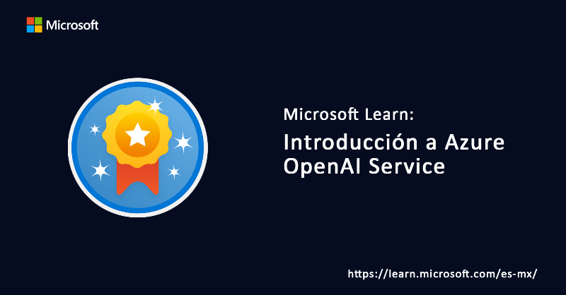 msdevlatam's tweet photo. Actualiza tus conocimientos en herramientas de IA avanzadas para que puedas crear soluciones innovadoras con este tutorial gratuito de Azure OpenAI Service de #MicrosoftLearn. Comienza hoy ⬇️