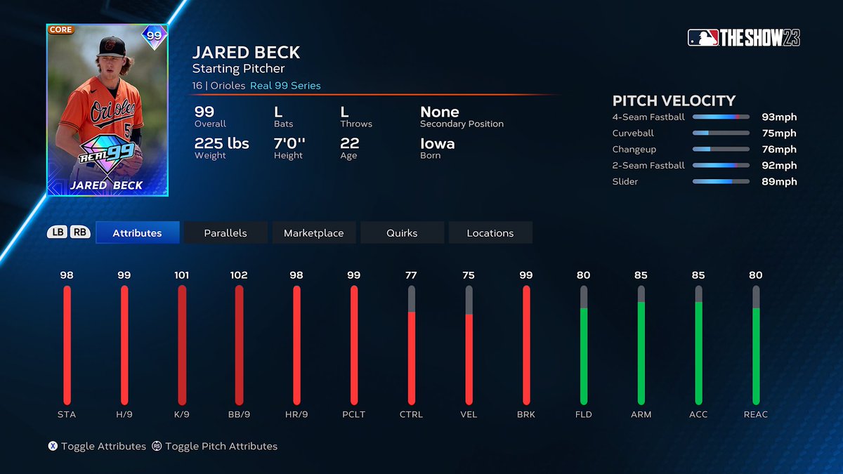 Thank you @MLBTheShow for my Real 99 card, can’t wait to use it!