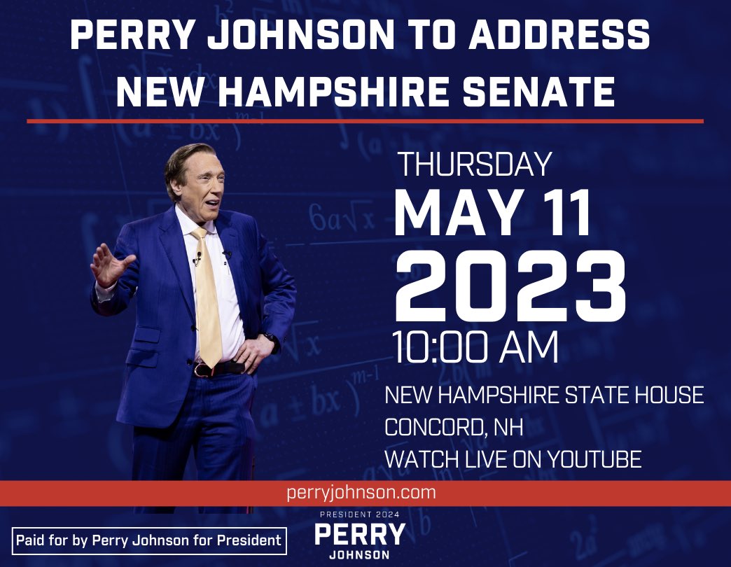 Perry Johnson on Twitter "Thank you to theNHSenate for inviting me to