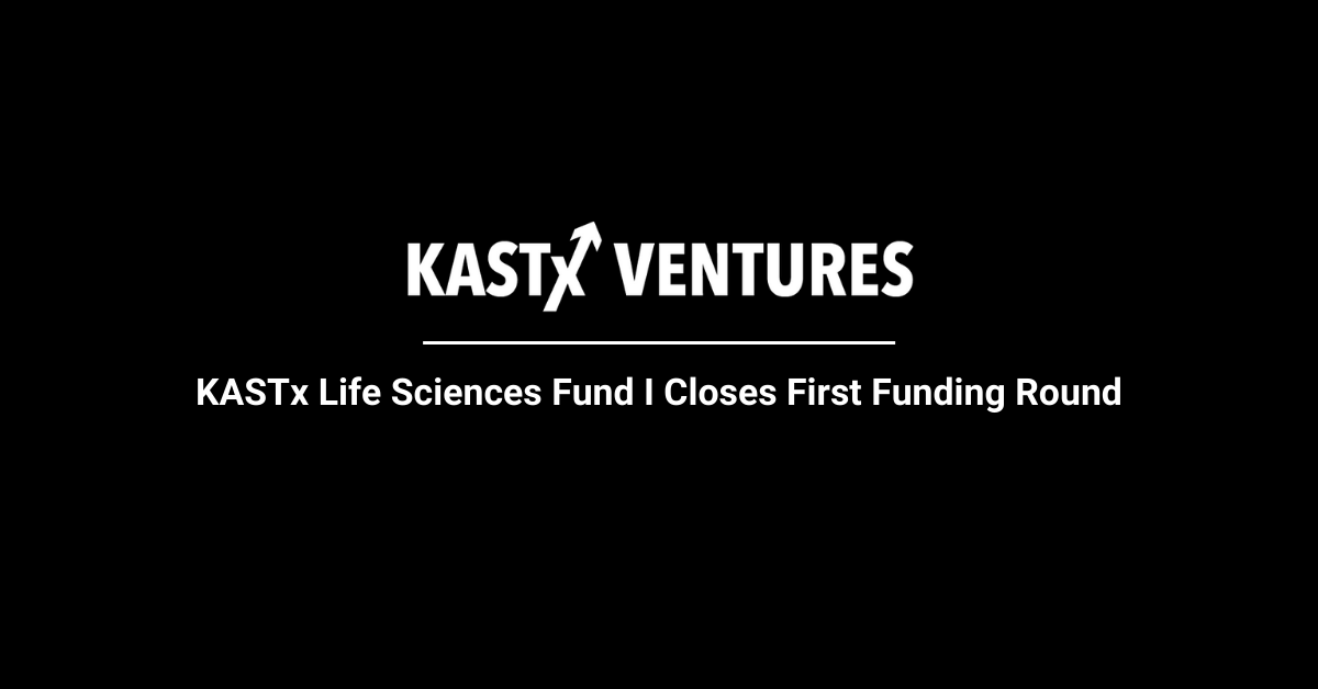 We're excited to announce the first closing of KASTx Life Sciences Fund I with a target size of CA$5M. Focusing on pre-seed and seed life sciences companies, it supports ventures with a common goal to improve outcomes in health and technology.
Learn more: zurl.co/7clC