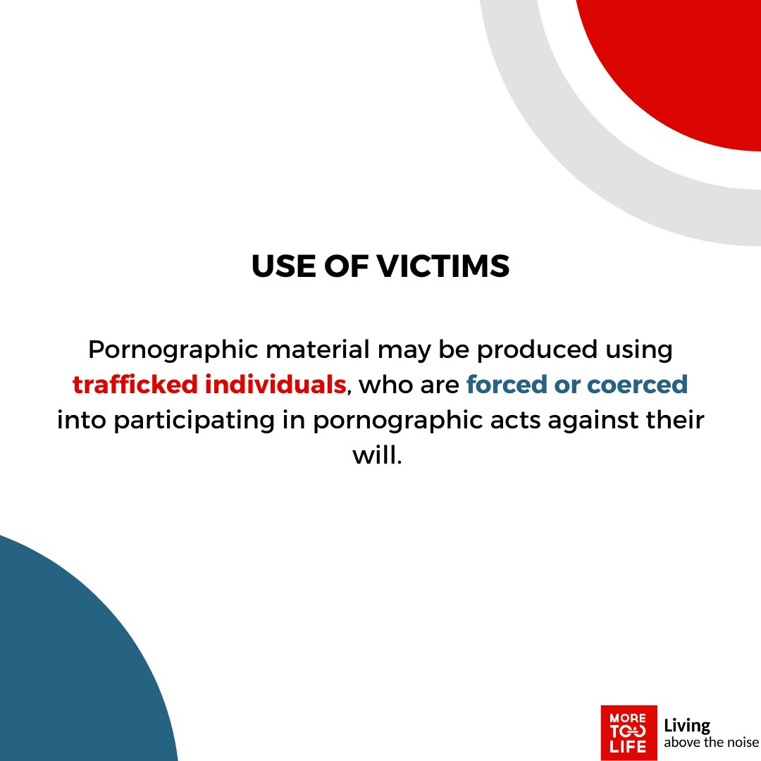 Did you know that pornography can be linked to human trafficking? Behind the screen, vulnerable individuals may be forced into sexual acts. Let's be aware of the potential harm and exploitation involved in the production and consumption of pornography.
#endhumantrafficking