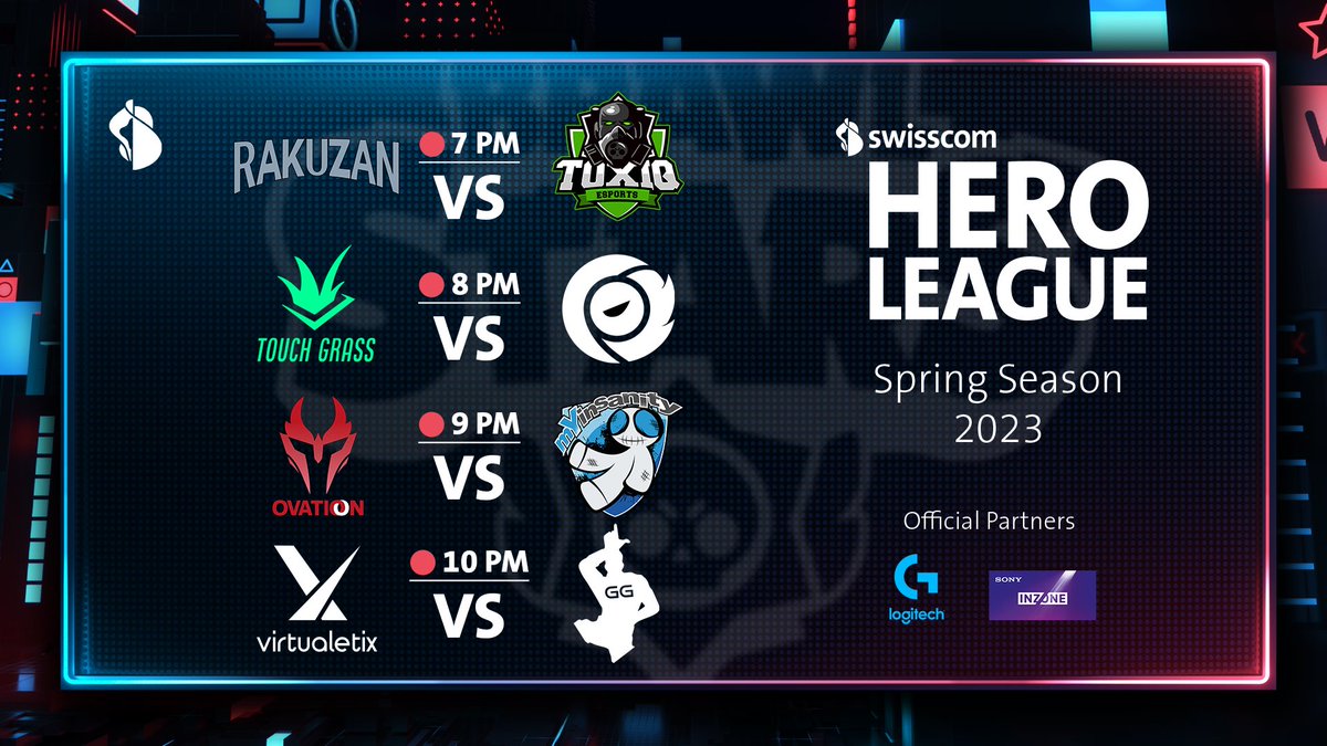 Going into the last matchday of the #BrawlStars #SwisscomHeroLeague , relegations are unfortunately a certainty for us. This season still was a blast so let’s have fun and give our best for this last match! Join the stream ⬇️

🇩🇪 twitch.tv/swisscomgaming…
🇫🇷 twitch.tv/swisscomgaming…