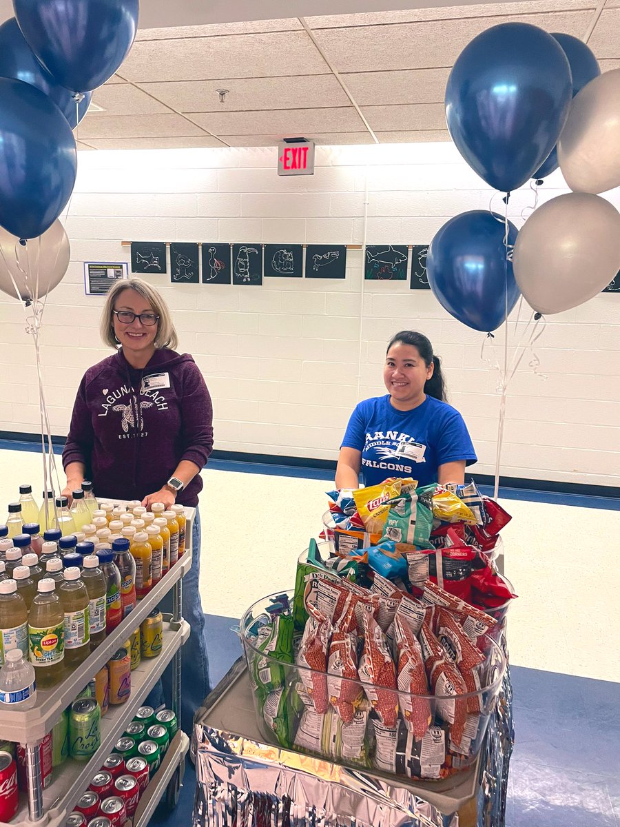 Thank you to our PTA for providing an awesome snack cart today. Happy Teacher and Staff Appreciation Week!