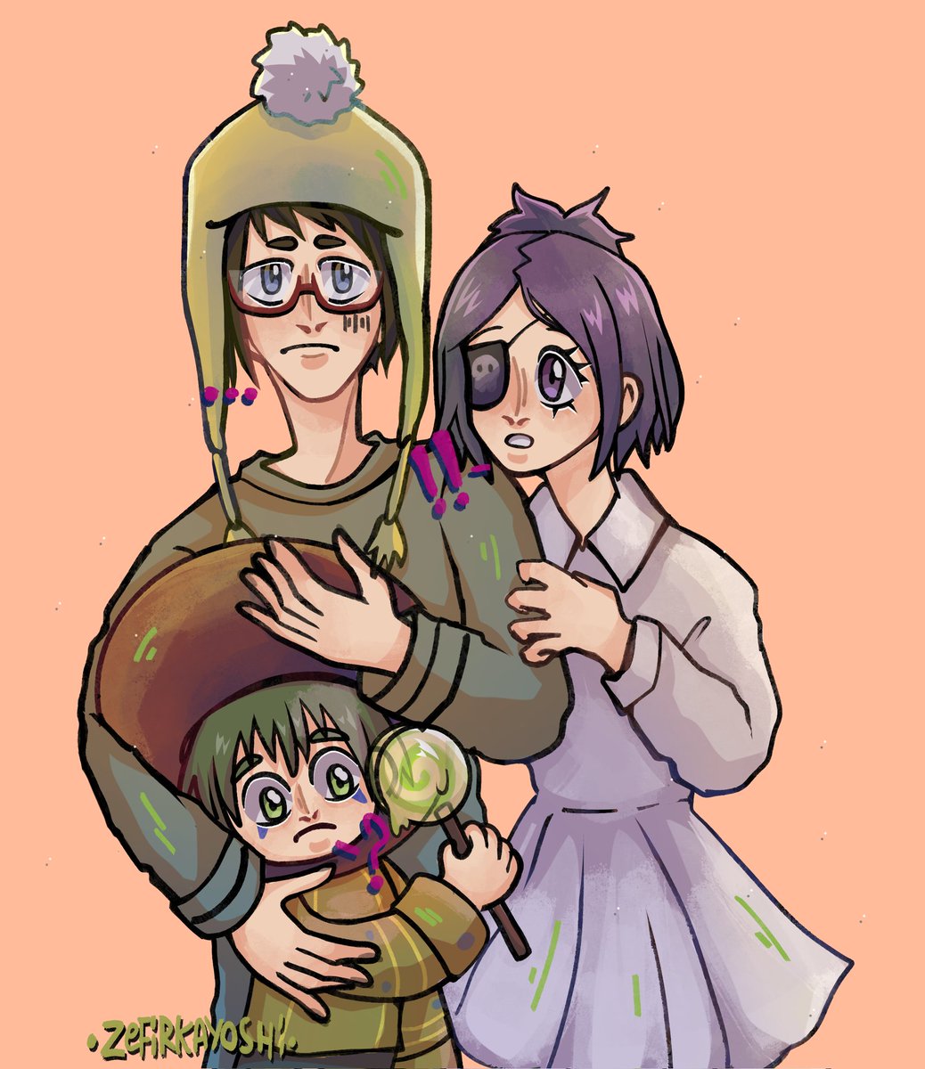zefirkayoshi_'s tweet photo. Poor Chikusa... Being older brother is so hard... https://t.co/lICO6Y740Q