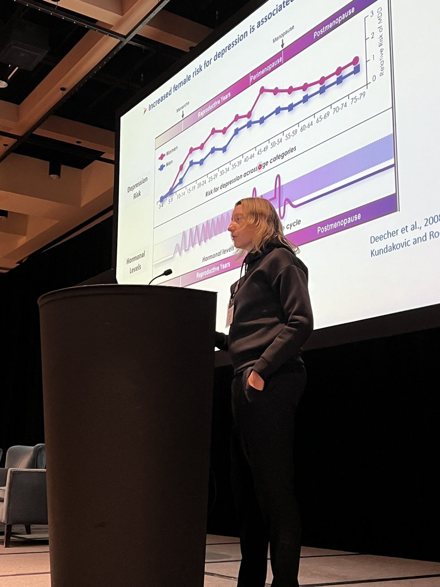 women_neurosci's tweet photo. Marija Kundakovic #OSSD23   Does non-random variations in hormones justify the exclusion of one sex from neuroscience research? No! The estrous cycle matters for neuroscience research! https://t.co/Cn7ev38H1J