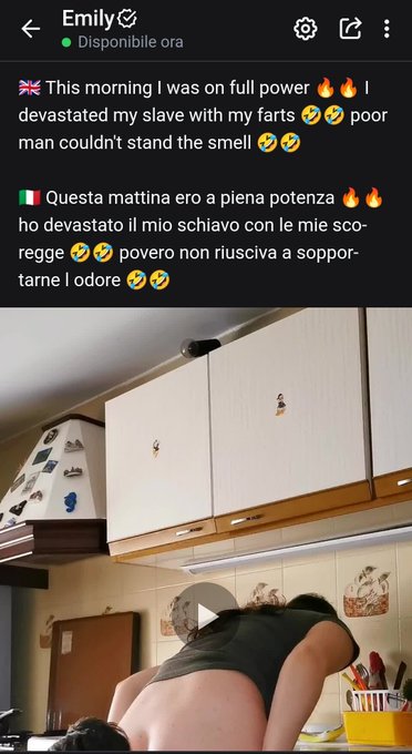 I posted an amazing video on my Only4ns. You should come and have a look. 😱😱  #fartfetish #fartslave #fartinginmouth<a href="/tag/fartfetish"class="tags"><span>#fartfetish</span></a><a href="/tag/fartslave"class="tags"><span>#fartslave</span></a><a href="/tag/fartinginmouth"class="tags"><span>#fartinginmouth</span></a>