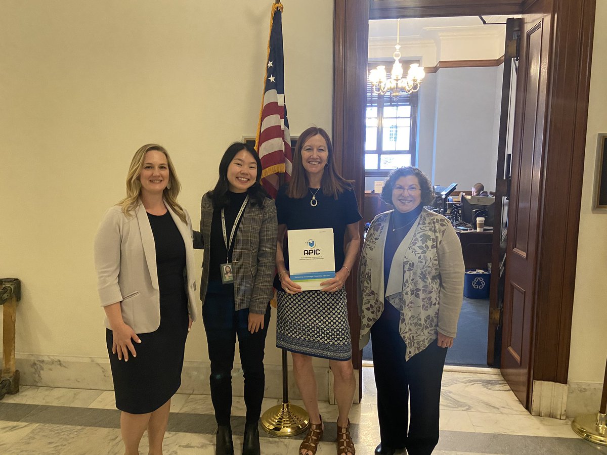sasmathers's tweet photo. Thank you to the staff at @RepBrendanBoyle @SenBobCasey @SenFettermanPA for discussing #infectionprevention issues and challenges. We loved sharing our important work with you all! @APIC https://t.co/AaGsaaVYnf