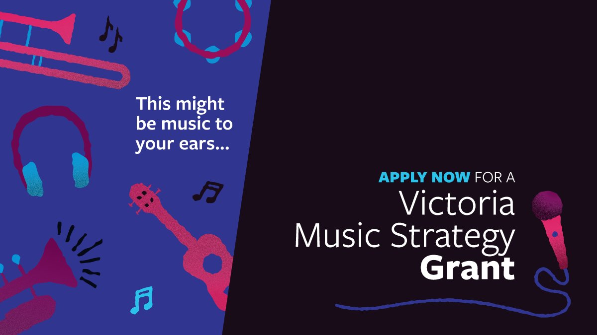 Are you a musician, work in the music industry or a not-for-profit org? Applications are open for Music Strategy Grants to support #yyjmusic &amp; speed up the tempo of the Victoria Music Strategy. Info sessions:
💻 May 18 | 5:30 p.m.
👥 May 25 | 4-6 p.m.

victoria.ca/musicstrategy