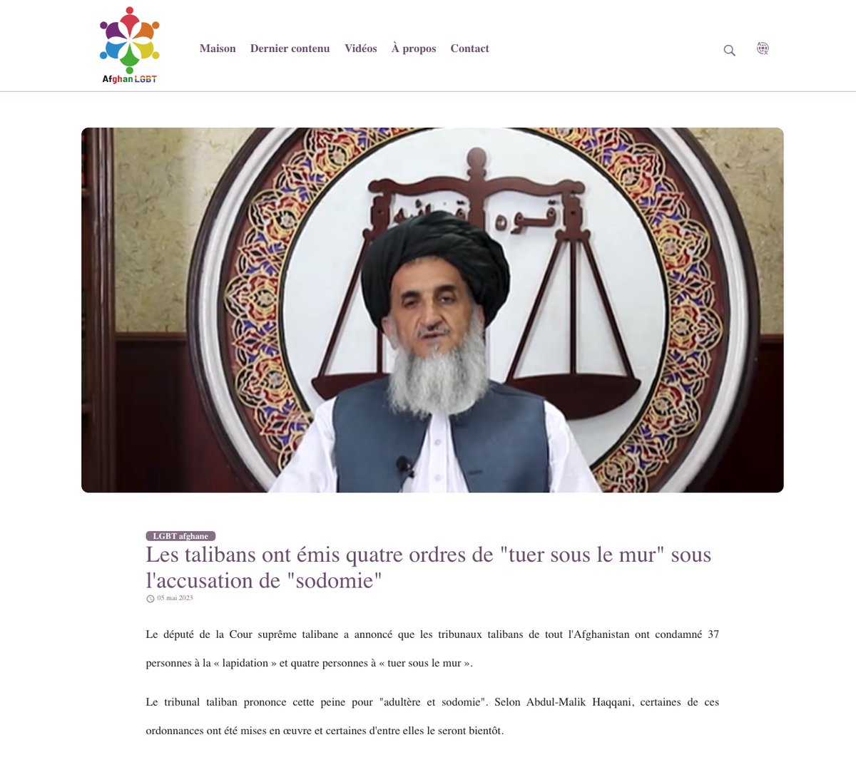 denisedetralala's tweet image. #Émirat islamique d'#Afghanistan. Le député de la Cour suprême talibane a annoncé que les tribunaux talibans ont condamné 37 personnes à la « #lapidation » pour #adultère et quatre personnes à être « écrasées sous un mur » pour #sodomie 🌈#LGBT