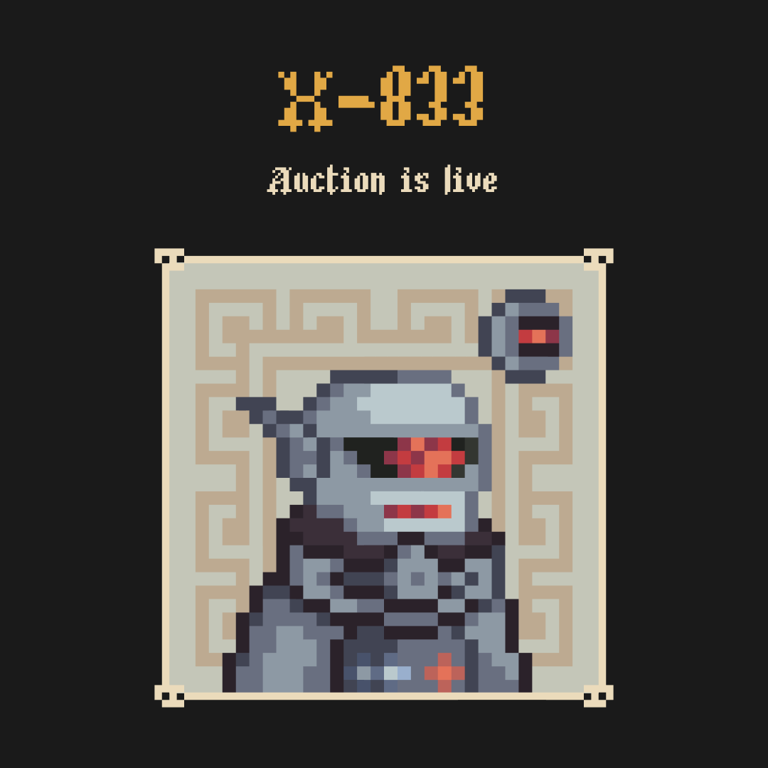 X-833 needs help, he has been captured by droids and is demanding a ransom!