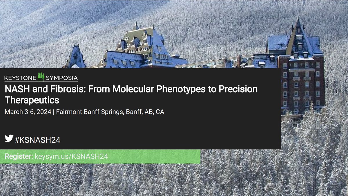 SSookoian's tweet photo. emerging #LiverFibrosis #FattyLiver #NAFLD research with field leaders @KeystoneSymp MASH and Fibrosis: From Molecular Phenotypes to Precision Therapeutics, this March in Banff! https://t.co/2fjVw8GlJh #KSMASH24 https://t.co/leUJNW3ouY. @stefano_romeo76 π deadline December 14!