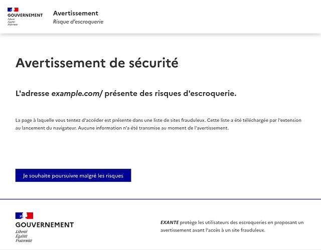 Bientôt, lorsque vous cliquerez sur le lien d’un SMS vous annonçant (à tort) qu’il faut payer une nouvelle carte vitale, des frais de douane ou une vignette Crit’Air, vous atterrirez sur cette page.