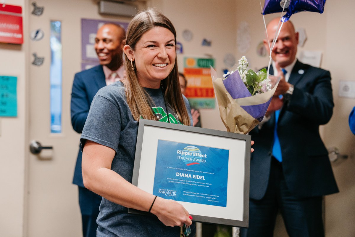 Charles & Margery Barancik Foundation (@barancikcmbf) on Twitter photo On Friday, in honor of Chuck & Margie, we had the awesome opportunity to celebrate five <a href="/sarasotaschools/">Sarasota Schools</a> educators with the 2023 Ripple Effect Award. Please join us in celebrating these incredible local changemakers.
bit.ly/41ykqTK On Friday, in honor of Chuck & Margie, we had the awesome opportunity to celebrate five <a href="/sarasotaschools/">Sarasota Schools</a> educators with the 2023 Ripple Effect Award. Please join us in celebrating these incredible local changemakers.
bit.ly/41ykqTK