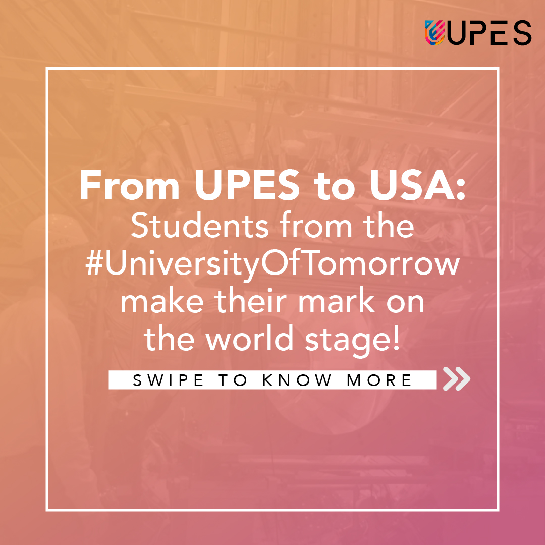 UPESDehradun's tweet photo. UPES #SchoolOfComputerScience students excel in Belle II project and are recognized by esteemed universities in the USA. We take immense pride in their outstanding achievements and wish them good luck in all their future endeavours!

#UPES #UniversityOfTomorrow https://t.co/c6uR1Vh4Im