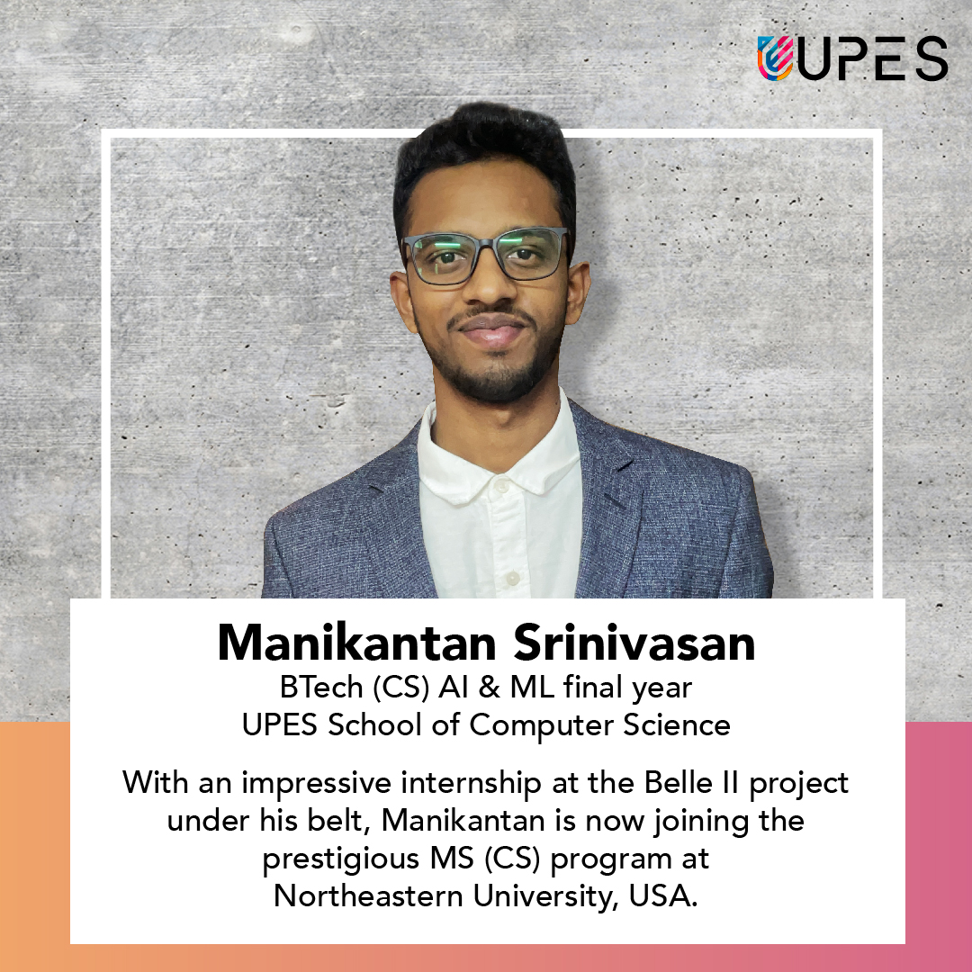 UPESDehradun's tweet photo. UPES #SchoolOfComputerScience students excel in Belle II project and are recognized by esteemed universities in the USA. We take immense pride in their outstanding achievements and wish them good luck in all their future endeavours!

#UPES #UniversityOfTomorrow https://t.co/c6uR1Vh4Im