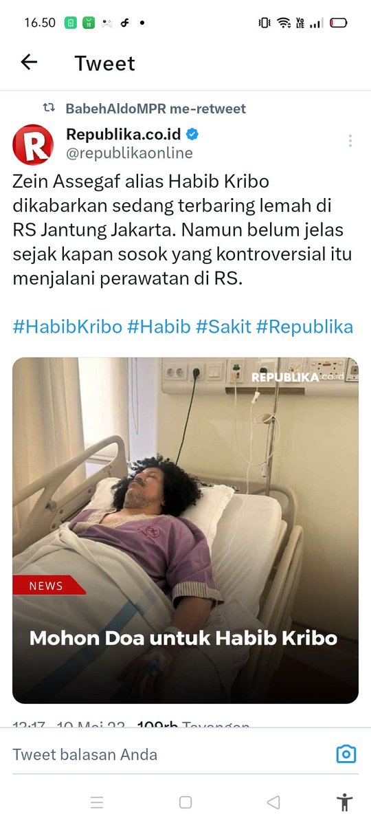 gtobing2903's tweet photo. @Miduk17 Semoga cepat sembuh 🙏🙏🙏 https://t.co/eCYovzc8bi