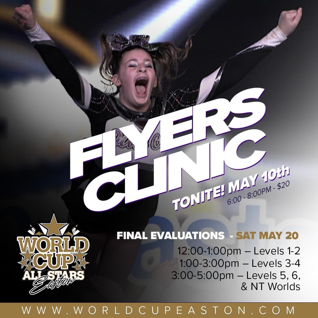 All Flyers of all levels and ages are welcome! 🖤