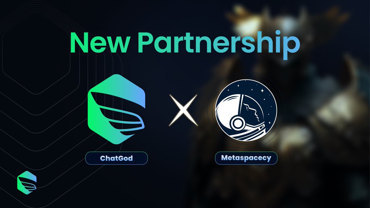 📣Chatgod x Metaspacecy Partnership📣

🤩Excited to announce our partnership with <a href="/metaspacecy/">Metaspacecy</a> 

It’s an Open Metaverse with 3D virtual spaces where local businesses, where players can build, own, and monetize their life experiences💥

The further, the better🔥

#chatgodai