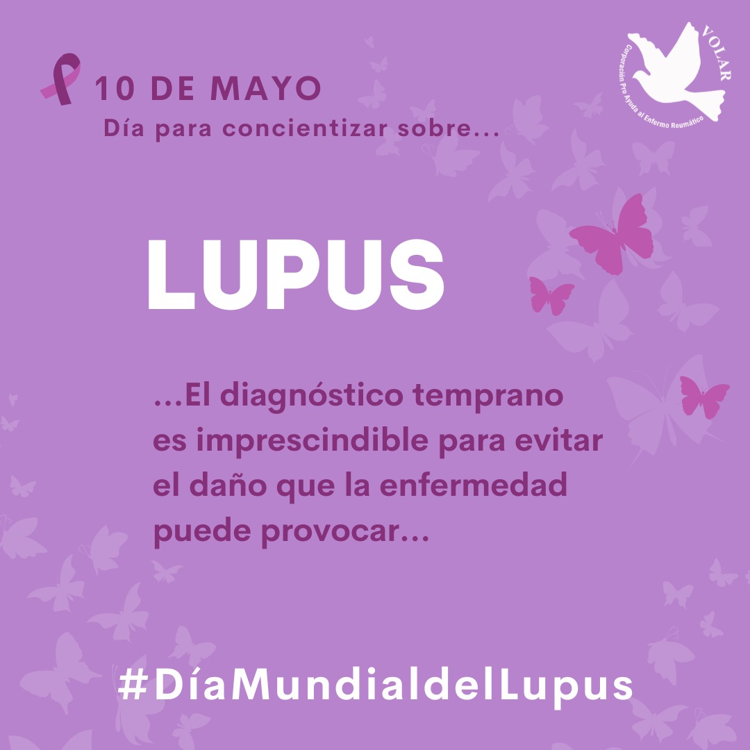 VolarChile's tweet photo. Hoy #DíaMundialdelLupus, una fecha para crear conciencia sobre la existencia de una enfermedad crónica grave que afecta a muchas personas en el mundo y de la importancia de su atención para una mejor calidad de vida. En Chile, más de 20.000 personas tienen diagnóstico de #lupus https://t.co/EEJeIHTQQy
