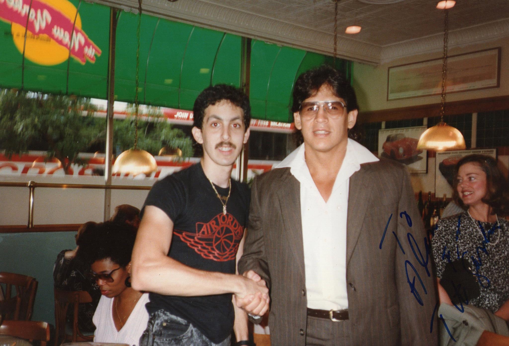 Happy Birthday to Tito Santana!! 1986 throwback pic of us. 