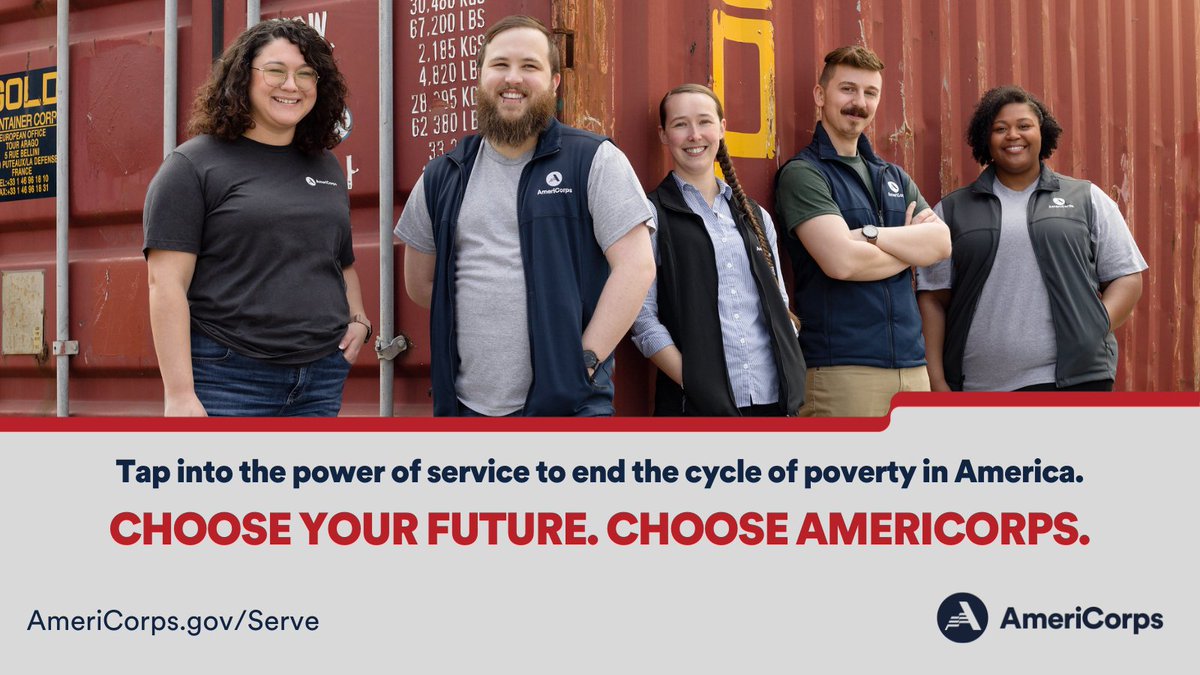 From fighting hunger to promoting financial literacy and so much more, we can defeat #Poverty in America through #Service. This #EconomicDevelopmentWeek, #RT to spread the word and inspire more Americans to take action and #ChooseAmeriCorps: AmeriCorps.gov/Serve