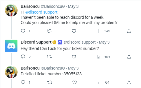 Barisoncu0's tweet photo. They asked for my ticket number, but after giving them my ticket number, they still did not respond. https://t.co/amCXxEfH7S
