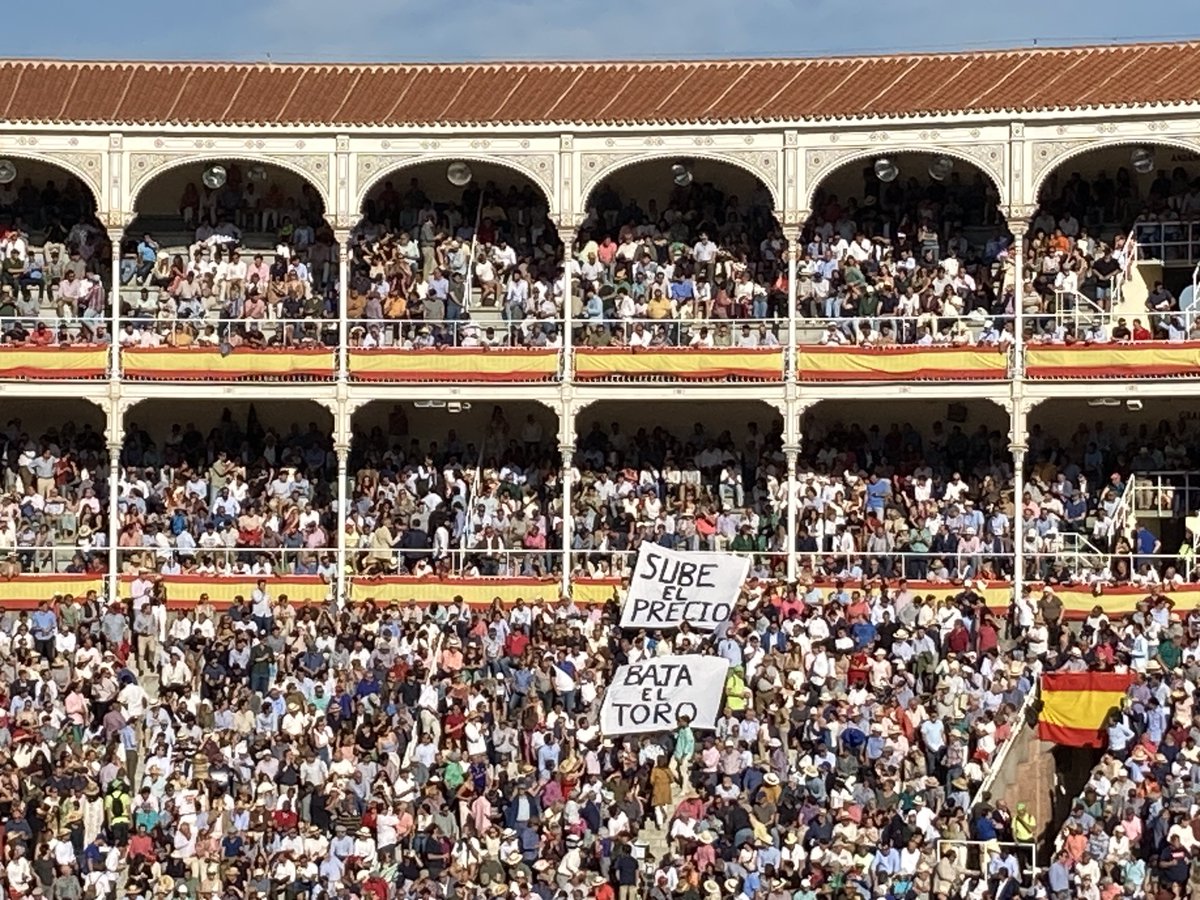 “Sube el precio; baja el toro” 👏🏻👏🏻👏🏻