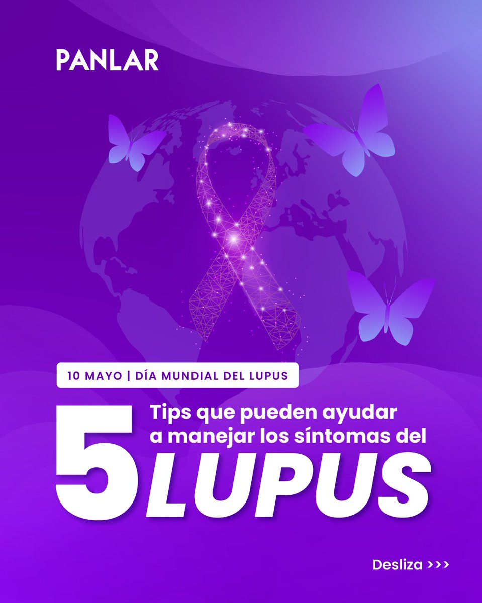 PanlarLeague's tweet photo. ¿Sabías que pequeños cambios pueden tener un gran impacto en la calidad de vida de los pacientes con lupus? 💙✨ Descubre nuestros 5 tips imperdibles para mejorar su bienestar. 👀👇
 #PacientesPANLAR #DíaMundialdelLupus https://t.co/G1SCloPSNr