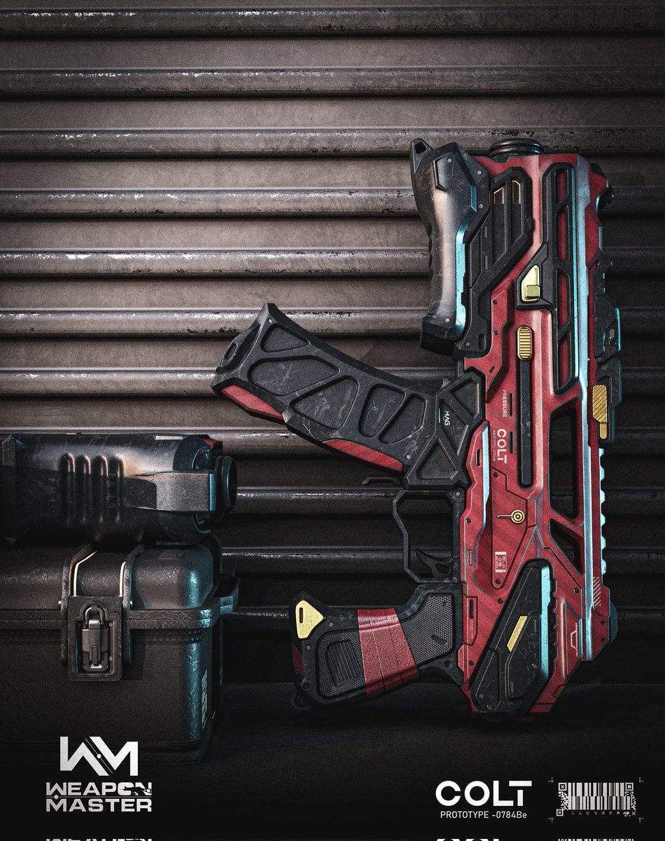 WeaponMaster96's tweet photo. Scifi Gun Modeling in blender. #blender #weaponmaster #roblox #robloxdev #robloxdevs #render #guns https://t.co/1zHz6c11lw