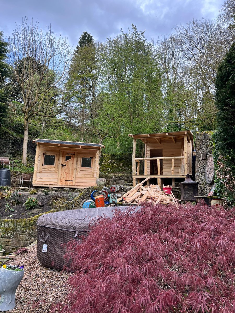 TimberTeamUK's tweet photo. Exciting news! We're currently building a beautiful sauna and summer house for a client in Huddersfield. Stay tuned for updates! #saunabuilding #summerhouse #huddersfield https://t.co/RCHVCdGpD3