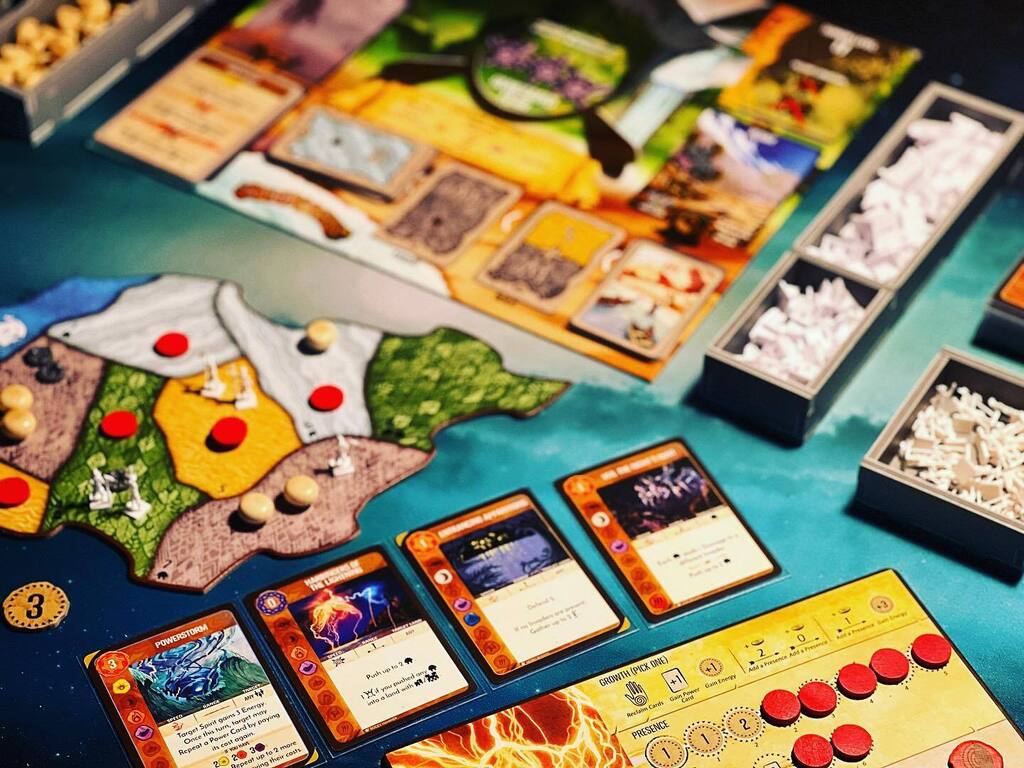 StidjenSolo's tweet photo. ⚡️ Lightning's Swift Strike proved too swift for the colonists as one well-timed fear card made short work of the two remaining settlements on the board. The process of familiarizing myself with this game helps by taking it one spirit at a time, before I… https://t.co/iVhI4HCtxr https://t.co/6j9C7roh0w