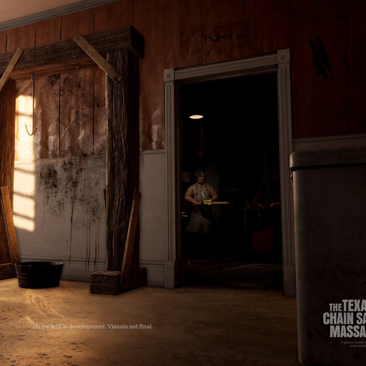 I'm so happy that Leatherface will have these cosmetics. Can't wait to see what else we'll get for the Victims and Family members.

<a href="/TXChainSawGame/">The Texas Chain Saw Massacre</a> <a href="/fearthegun/">Gun</a>