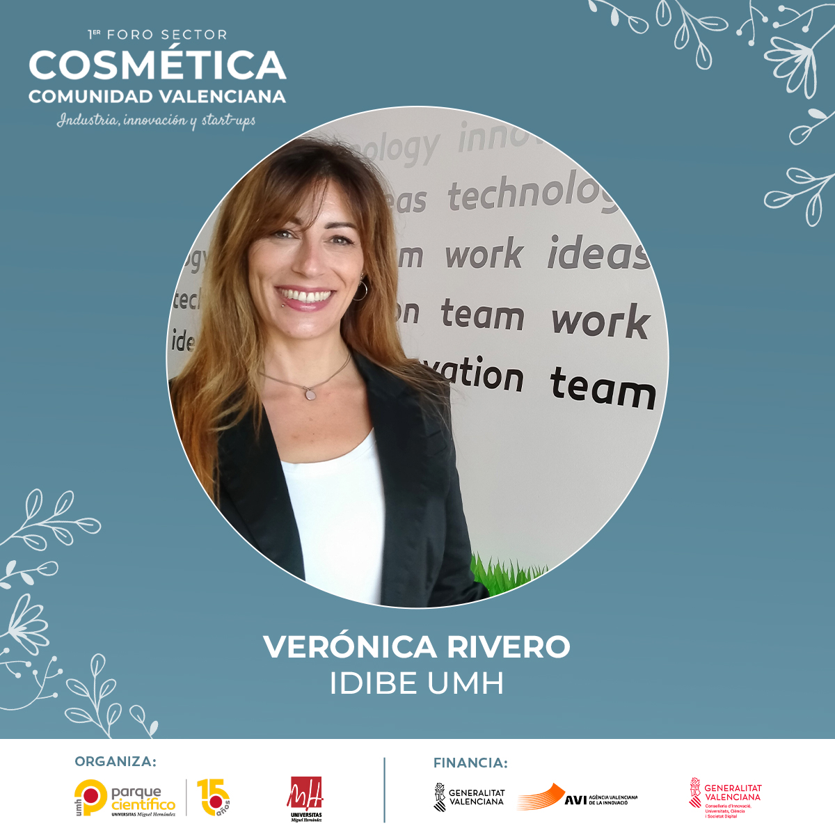 ➡️ Verónica Rivero, Investigadora del <a href="/IDiBE_UMH/">Instituto I+D+i Biotecnología Sanitaria de Elche</a>.

🗣️ 10:50h - Ponencia: Modelo preclínico de piel humana in vitro con inervación sensorial