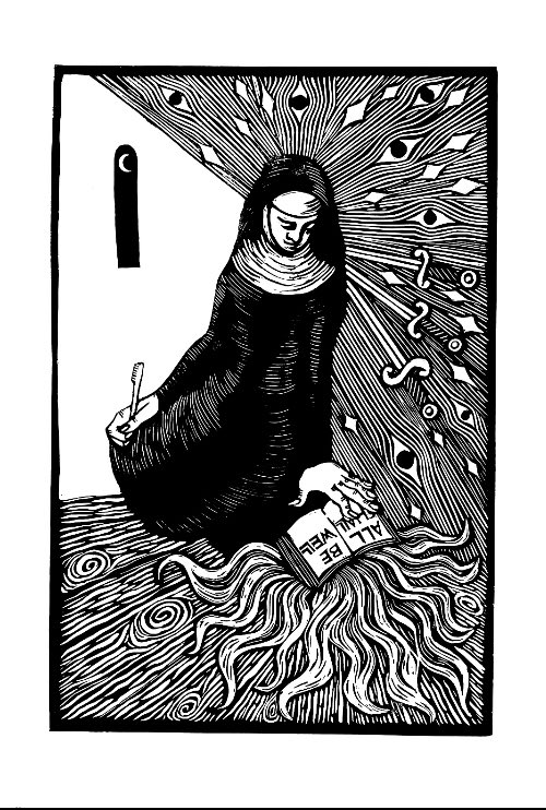 vpearsonduffy's tweet photo. Beautiful, poignant portrait of Julian of Norwich🌙

Anchoress by @UnquietArcadian 

#nuntastic https://t.co/9fBqrSAQ2S