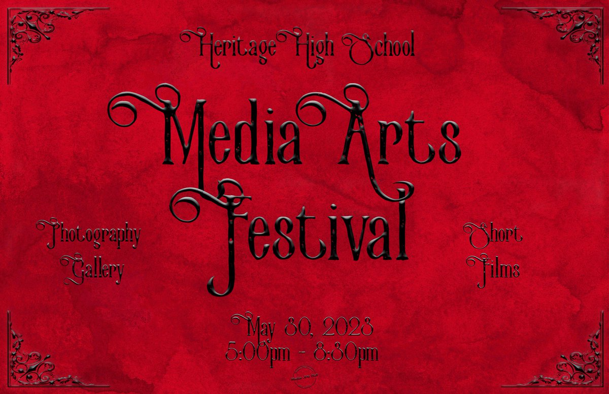 Your Annual Media Arts Festival is right around the corner! Come out to see photography student's work, films from Film production and handing out of awards, all at our year end/black-tie event!